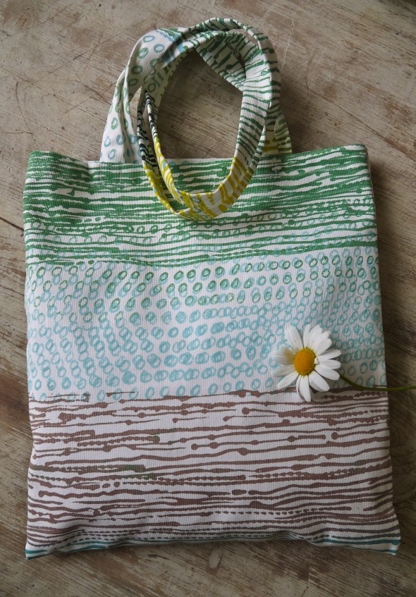 Close up of ombre bag